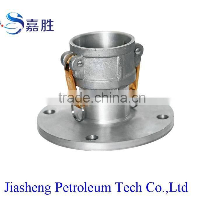 Round Flanged Female Quick Coupling