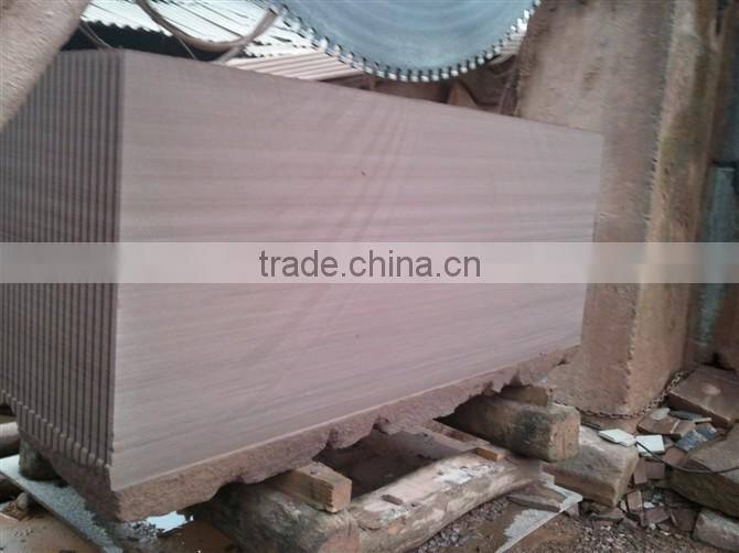 Purple sandstone cut to size