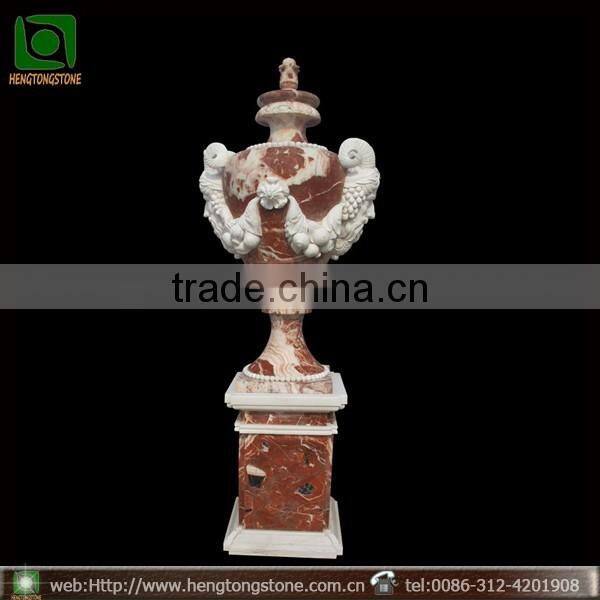 Cheap Garden Stone Flowerpot Sculpture