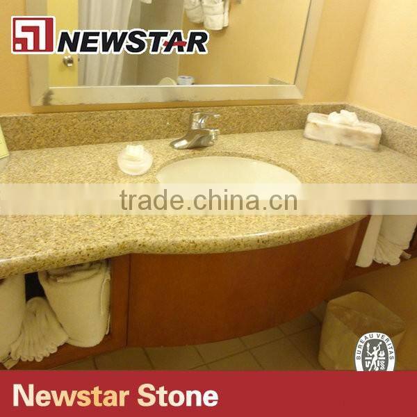 Newtar custom prefab granite bathroom countertop