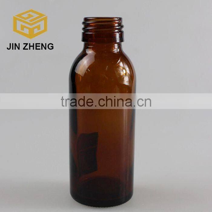 100ml amber glass essential oil bottle with screw lid China supplier