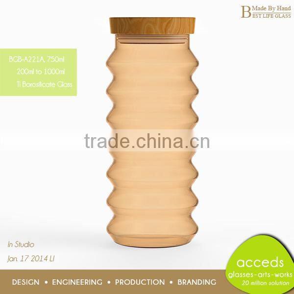 High Quality Decorative Handblown Glass Candy Jar