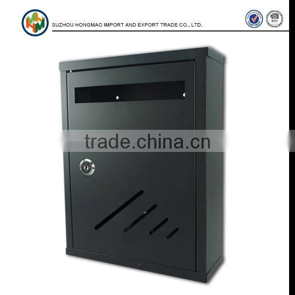outdoor wall mount Galvanized steel postbox