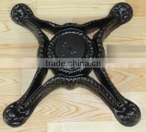 European antique style marble top quality cast iron base hotel bar table