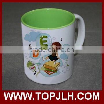 Top selling products 2017 ceramic white clorful starbucks coffee mug