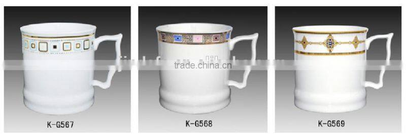 2016 new item round ceramic turkish tea cup mug