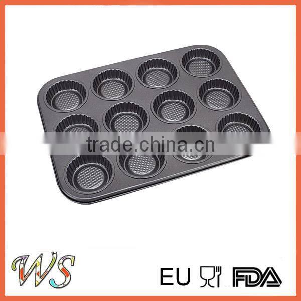 12 Cups Carbon Steel Bakery Cake Molds