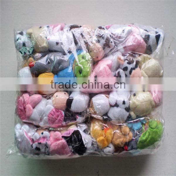 Plush animal puppets,Cartoon Animal Finger Puppet