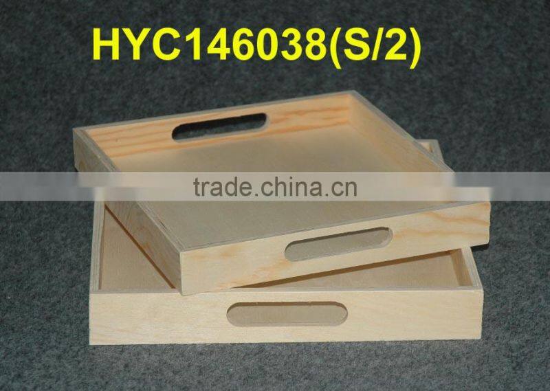 promotional high quality wooden servig tray