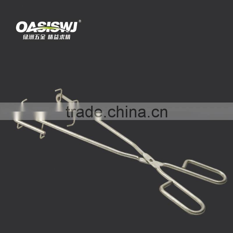 Hot sale factory supply stainless steel food clip tongs for utensils, BBQ gripper, BBQ clip