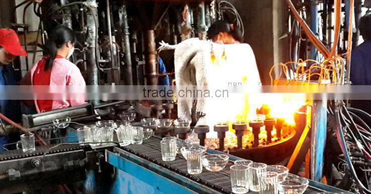 unique design and colorful glass candle holder