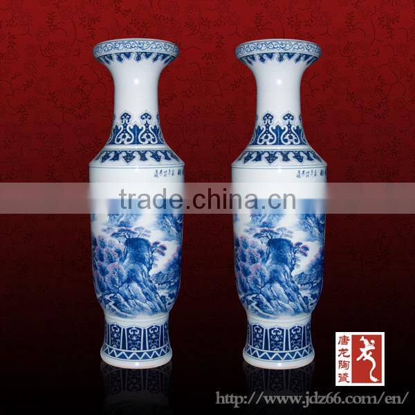 Big tall Chinese antique vases imitation for best selling