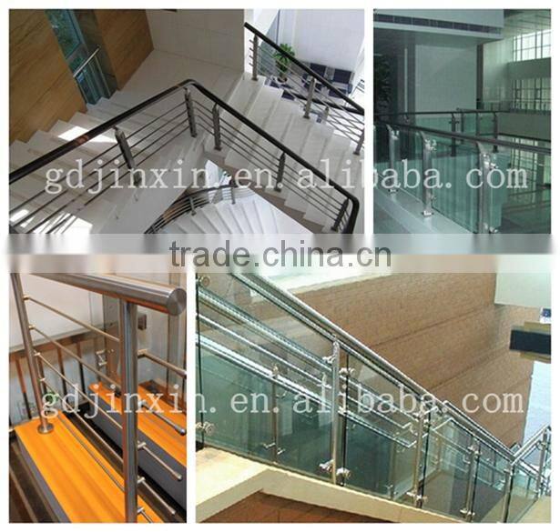 JINXIN stainless steel handrail_outdoor stair railing staircase column in malaysia
