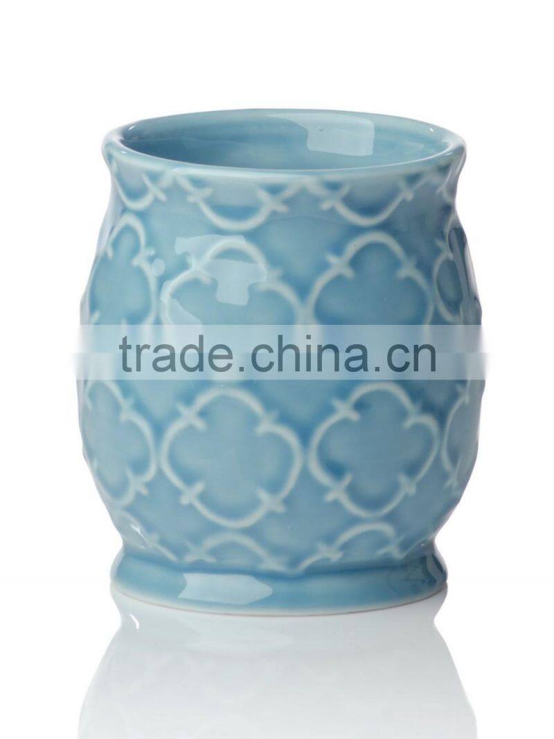 Designer 4-Piece Ceramic Bath Accessory Set by Beatrot