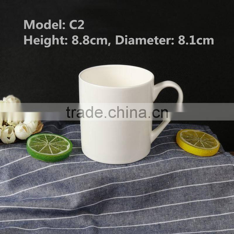 Wholesale ceramic customize sublimation cheap plain white mug