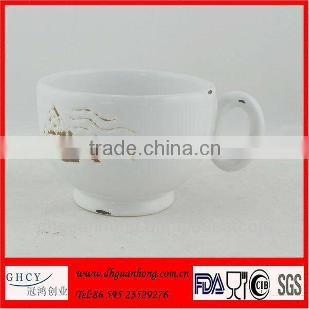 Elegant Antique Ceramic Coffee Mugs