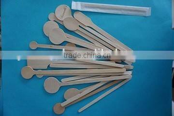 Hot sell wooden coffee stirrer 140*6*1.3mm