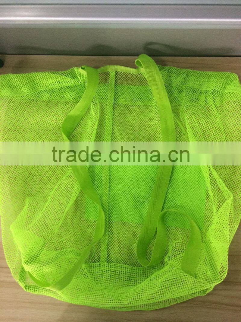 2016 green sand away Carry All Beach Mesh Bag Tote (Swim, Toys, Boating. Etc)