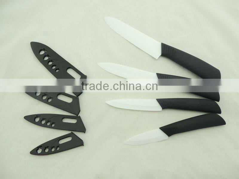 Best Quality Nice satin and Shiny Household Ceramic Knives Set