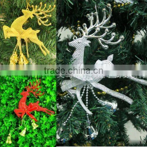 Home Christmas Tree Ornament Deer Chital Hanging Xmas Baubles Party Decoration