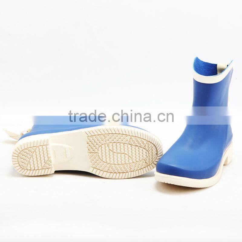 ankle women fashion rubber rain boots