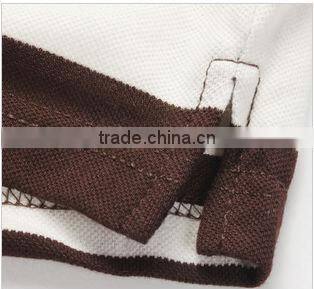 mens custom yarn-dyed short sleeve,summer men's cotton stripe polo shirt