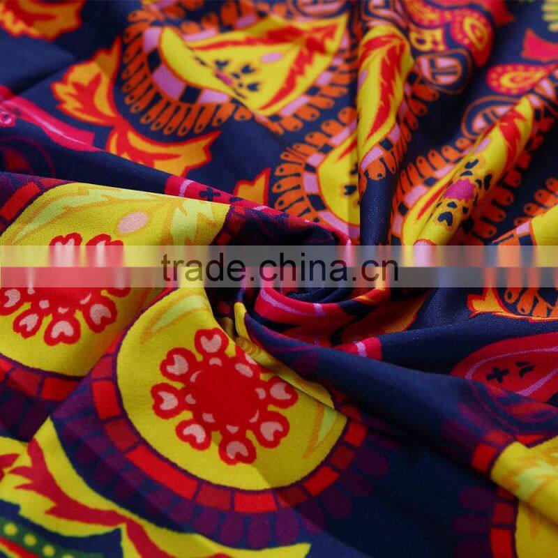 2017 new arrived hot selling round beach towels mandala with tassels turkish microfiber towel