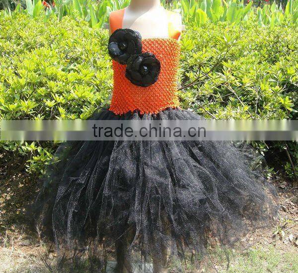 Lovely fashion crochet top tutu lined