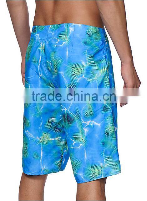 Mens splash wave print custom board shorts