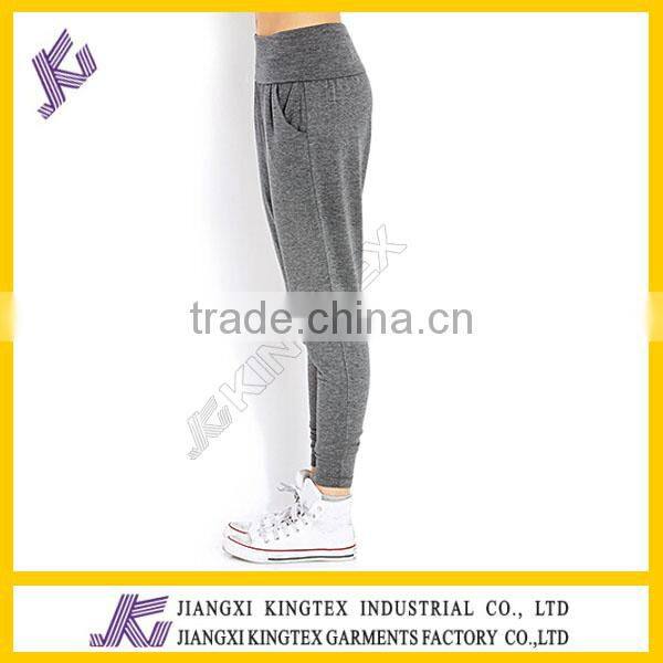 custom double layer design harem pants,women three quarter harem pants,jiangxi cotton harem pants