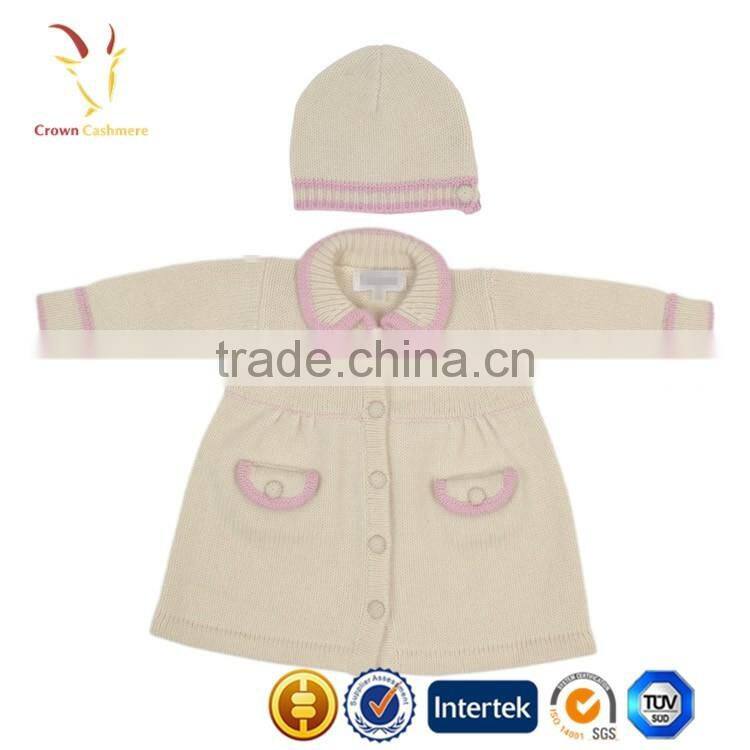 Baby Girl Cashmere Dress,Girls Cardigan Sweater