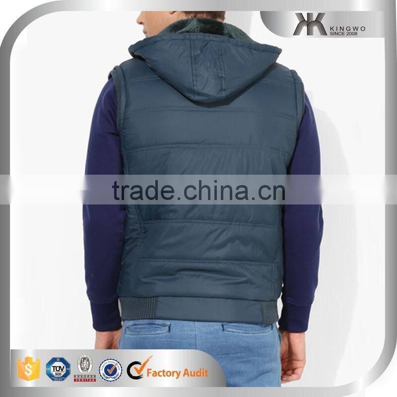 2017 Winter Jacket for Men and Women Polyester Fabric Padded Vest