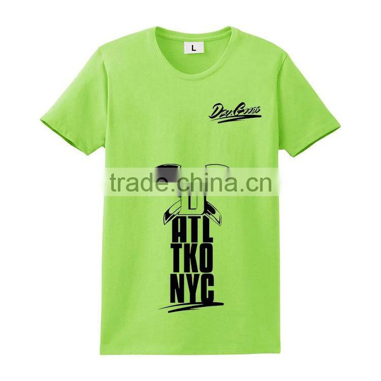 2016 Promotional Wholesale Cheap Man Latest Design Custom T-shirt Printing