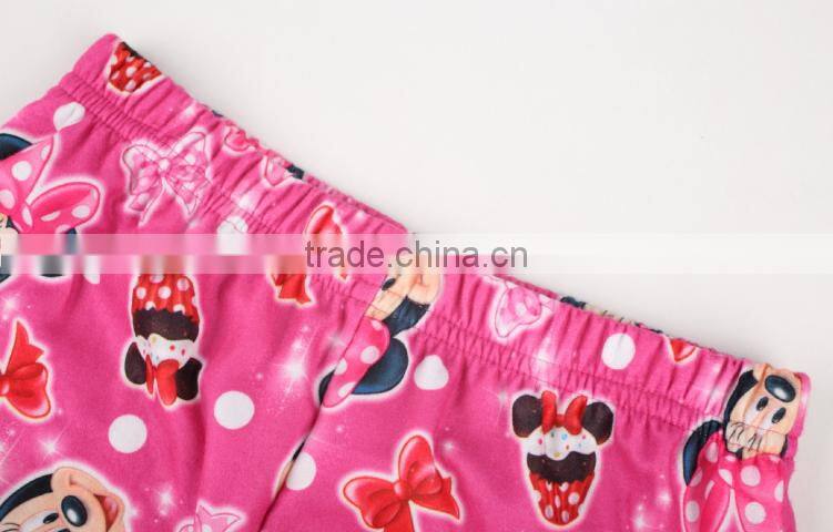 2014 new style wholesale Printed 100% polyester baby animal pajamas