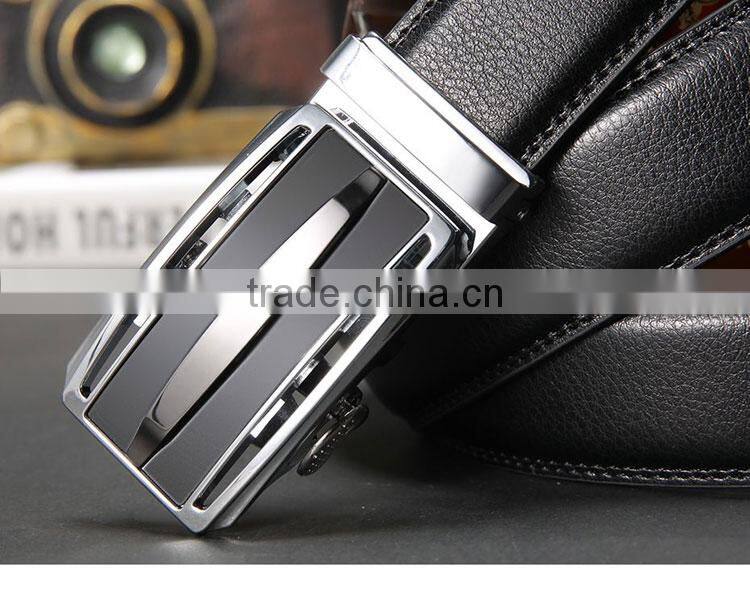 New Designer Automatic Mens Leather Belt High Quality Luxury Cow Leather Men Belts 3.5CM