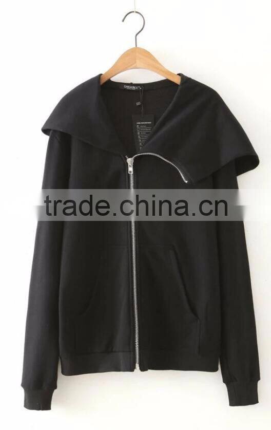 Runwaylover EY1057C hot sell 100% cotton women's fashion hoodies drawstring hood wholesale women plain hoodies