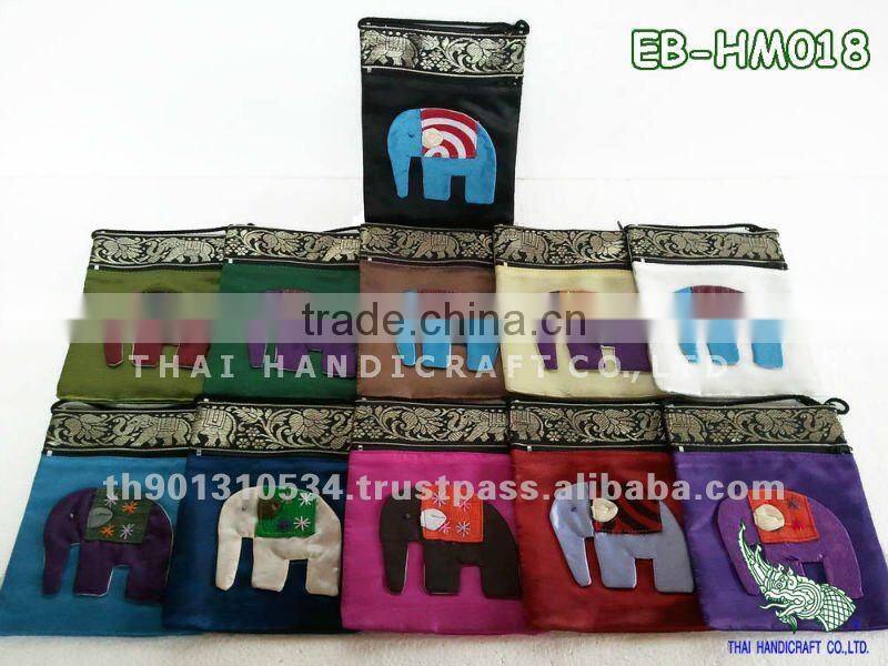 Thai Silk Handmade Coin Purse Wallet Money bag Shoulder bag