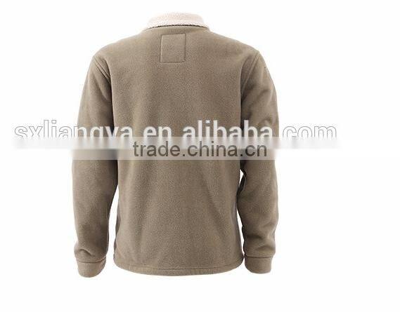 Unisex Cheap Plain windproof Fleece Jacket