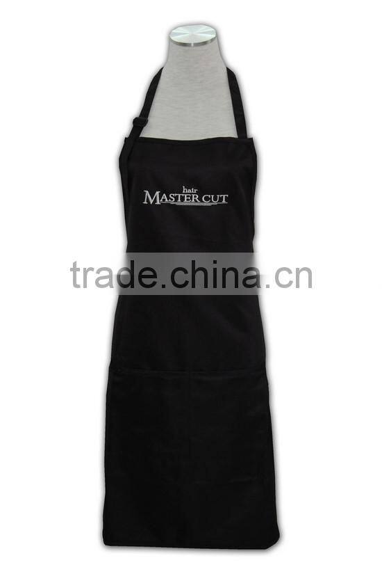 Wholesale Factory price high quality bulk fitted plain black aprons