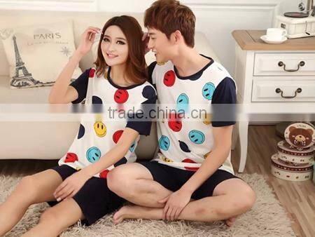 2015 wholesale sweet couples pajamas
