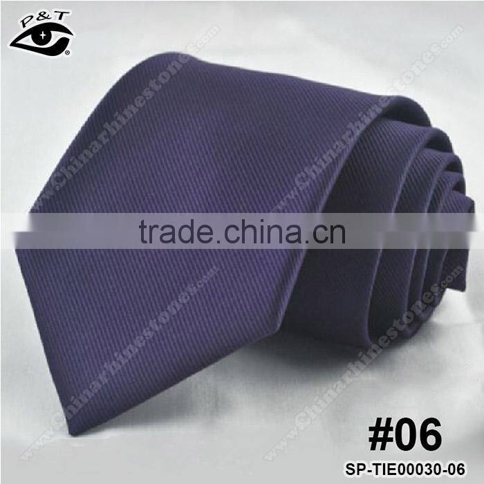 Striped Pure color Suit Tie Business Tie Wedding Tie For men