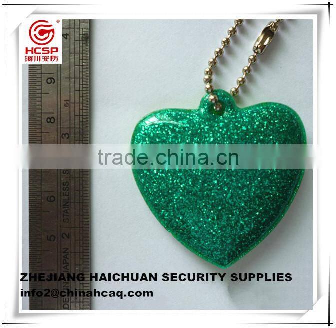 Fashion Reflective heart-shaped ornament
