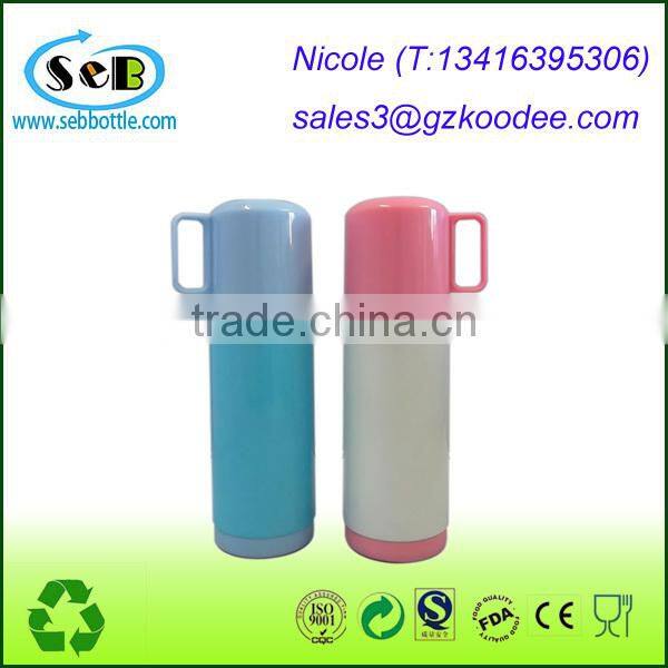 Double Wall Stainless Steel Travel Thermos, Vacuum Insulated, Copper Lined