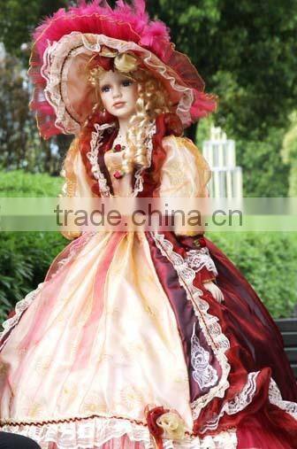 Dubai Dragonmart 2005 Ceramic Doll Porcelain Doll ,Iran Saudi,Arabic Fashion