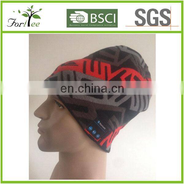 cheap winter bluetooth beanie hat with headphone