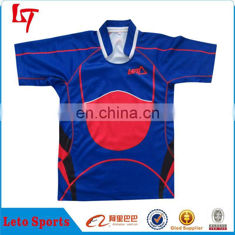 Women OEM tight fit rugby jersey padded rugby shirt
