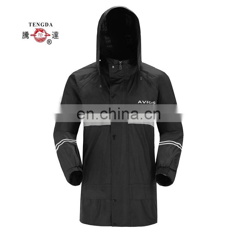 hot sale reflective motorcycle raincoats with pants
