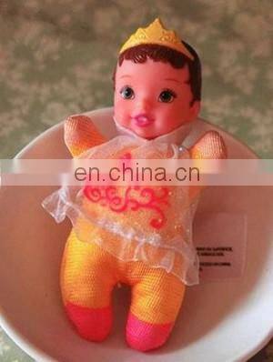 mini plush plastic doll beautiful girl doll princess play house accessories