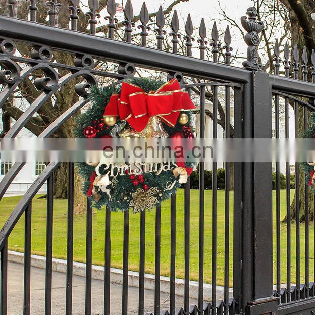 36CM Christmas Large Wreath Door Wall Ornament Garland Decoration