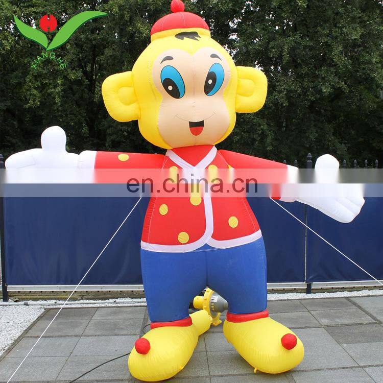 Cusotmized advertising decoration promotional inflatable mascot for sale